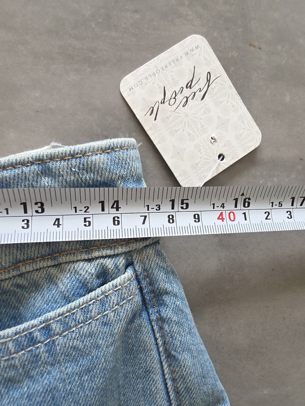 Free People ($135) We The Free Cerine High Rise Bootcut Jeans Light Wash - Picture 7 of 9